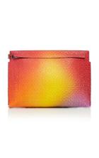 Loewe Embossed Leather Pouch