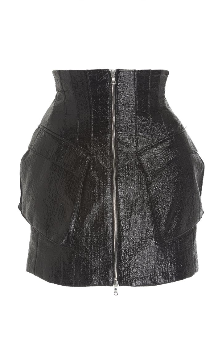 David Koma Cargo Boucle Skirt