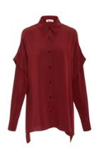 Diane Von Furstenberg Draped Button Down Shirt