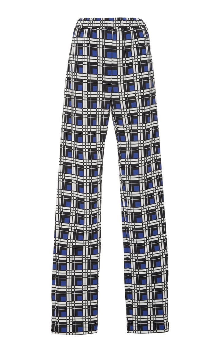 Tomas Maier Grid Fleece High Waist Pant