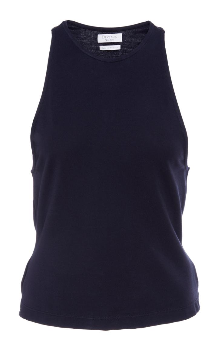 Deveaux Jersey Racer Tank Top