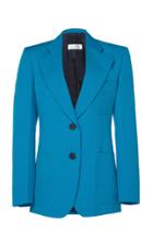 Moda Operandi Victoria Beckham Bowie Cotton-linen Blazer Size: 6