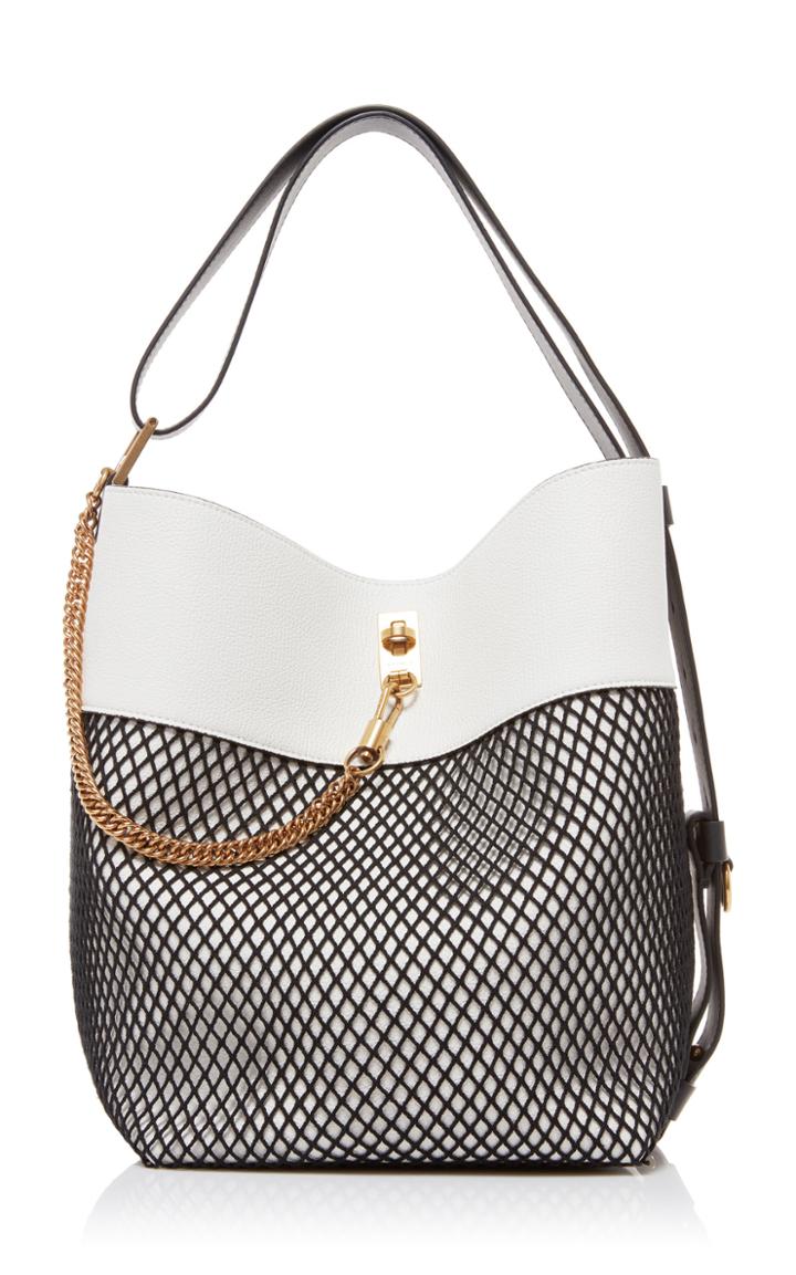 Givenchy Leather And Mesh Tote