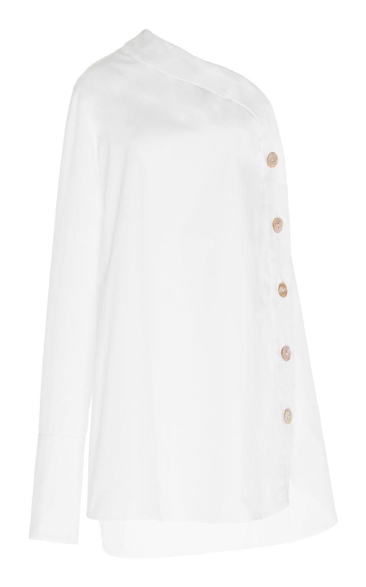 Monographie Minimal Asymmetric One Shoulder Top