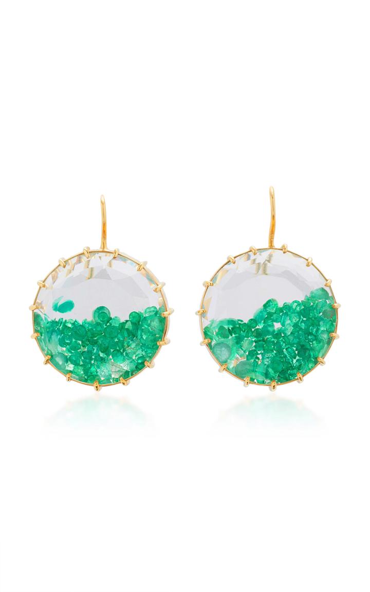 Renee Lewis Emerald Shake Earrings