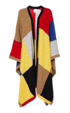 Madeleine Thompson Maleficient Patchwork Cashmere Poncho