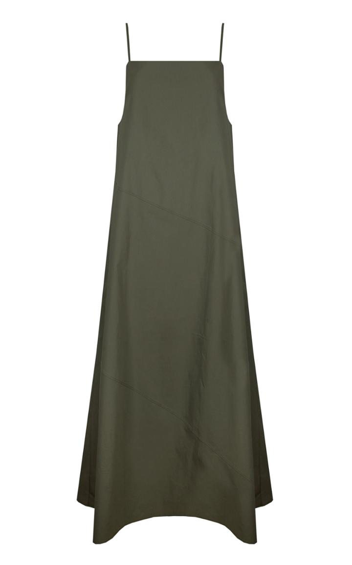 Moda Operandi Piece Of White Ayana Strappy Maxi Poplin Dress