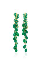 Rosantica Pascoli Gold-tone Green Quartz Earrings