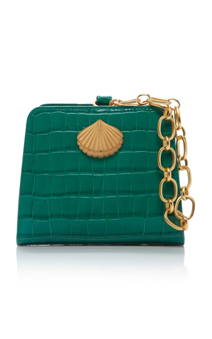 Rixo Amelie Embossed Leather Bag