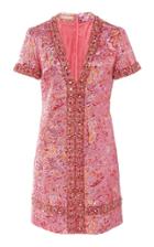 Michael Kors Collection Jeweled Trim Shift Dress