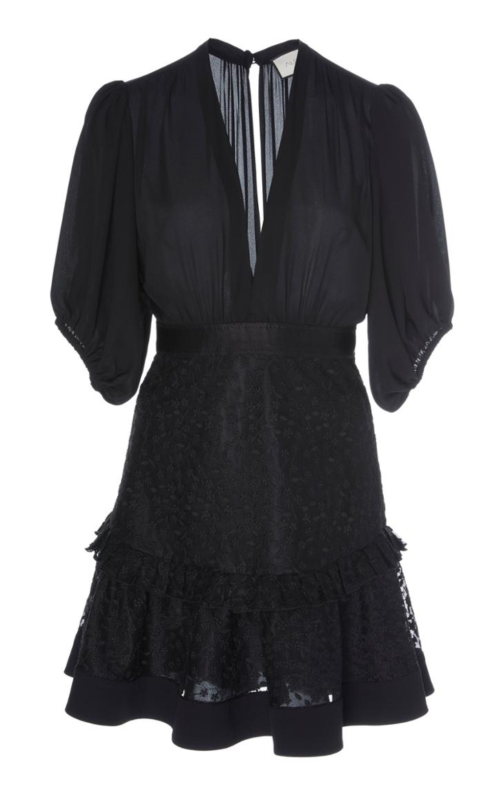 Alexis Estela Lace-trim Mini Dress