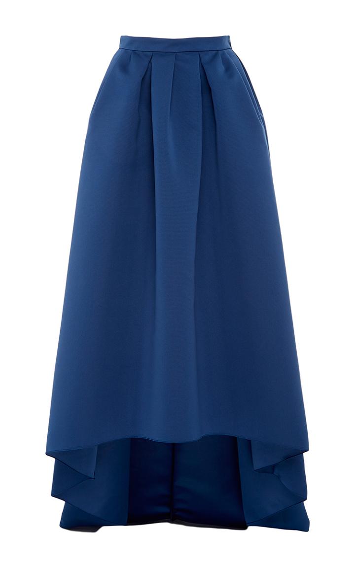 Paule Ka Ottoman High Low Skirt With Pockets