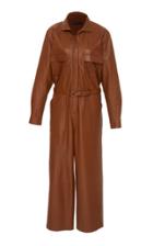 Zeynep Aray Leather Jumpsuit