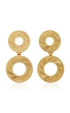 Nicole Romano 18k Gold-plated Double Radius Hoop Earrings