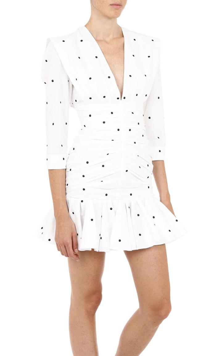 Moda Operandi Philosophy Di Lorenzo Serafini Embellished Poplin Dress