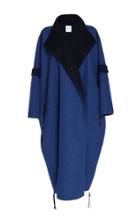 Agnona Cashmere Bi Color Overcoat