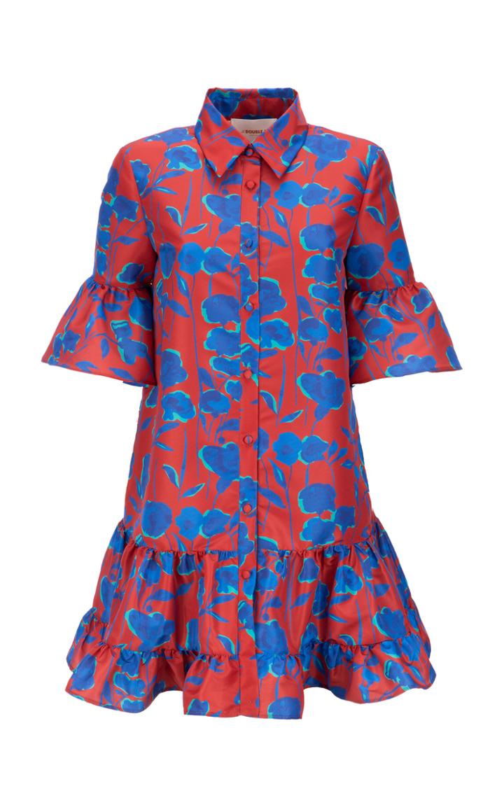 Moda Operandi La Doublej Choux Printed Poplin Dress