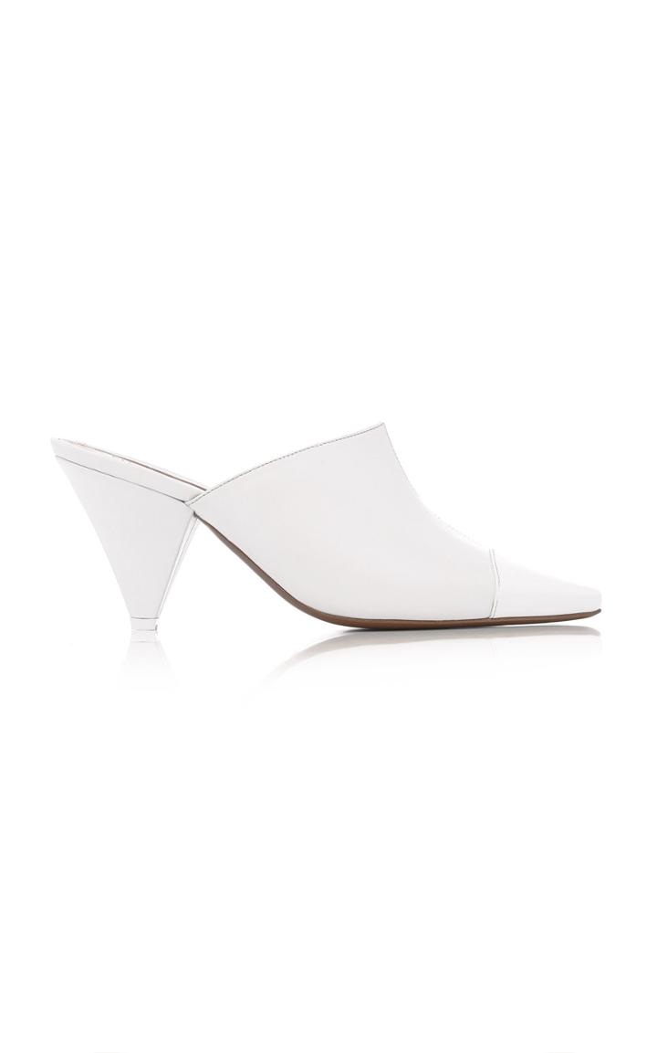 Neous Psycho Pvc And Leather Mules