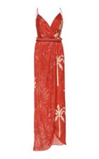 Johanna Ortiz Color Flow Printed Jacquard Maxi Dress