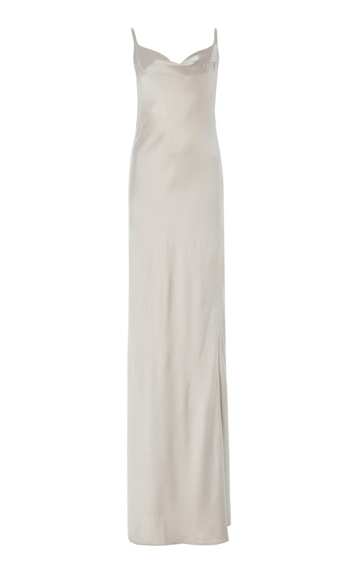 Galvan Whiteley Silk-satin Gown
