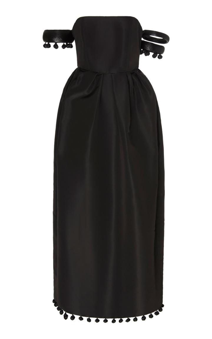 Moda Operandi Rosie Assoulin Bangle-embellished Silk Dress Size: 0