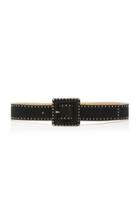 Veronica Beard Aluma Studded Leather Belt