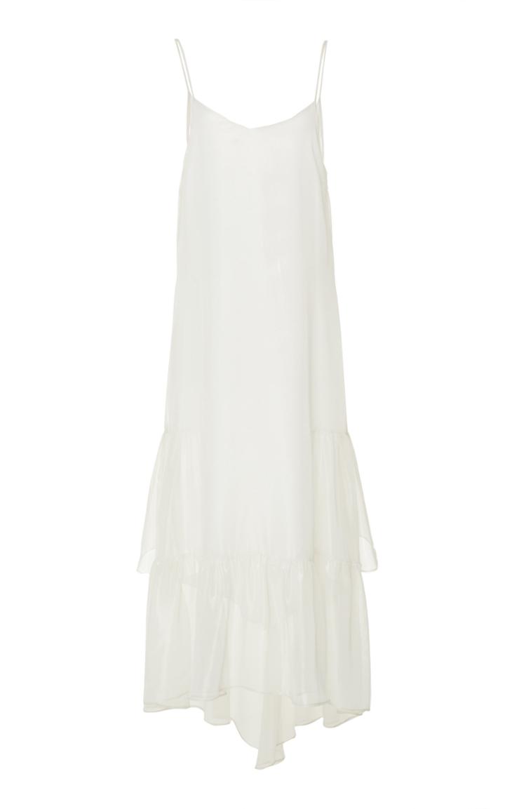 Marei 1998 Onagraceae Ruffle Midi Dress
