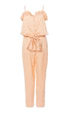 Johanna Ortiz Sound Of Trees Sleeveless Jacquard Jumpsuit