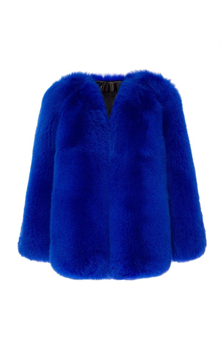 Balmain Fox Fur Jacket