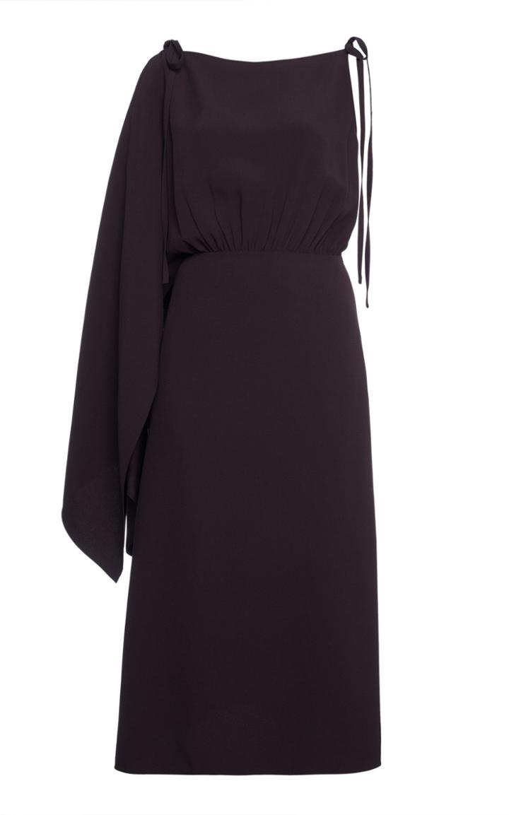 Moda Operandi Prada Tie Shoulder Single Sleeve Dress Size: 38