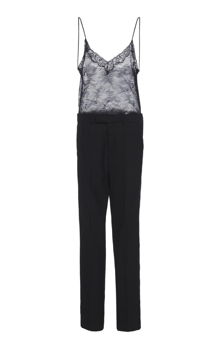 Philosophy Di Lorenzo Serafini Lace Camisole Crepe Straight-leg Jumpsu