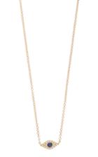 Ef Collection Evil Eye 14k Yellow-gold And Diamond Choker Necklace