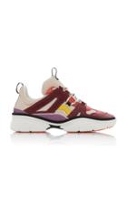 Isabel Marant Kindsay Leather And Mesh Sneakers Size: 36
