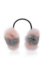 Pologeorgis Two-tone Fox-fur Earmuffs