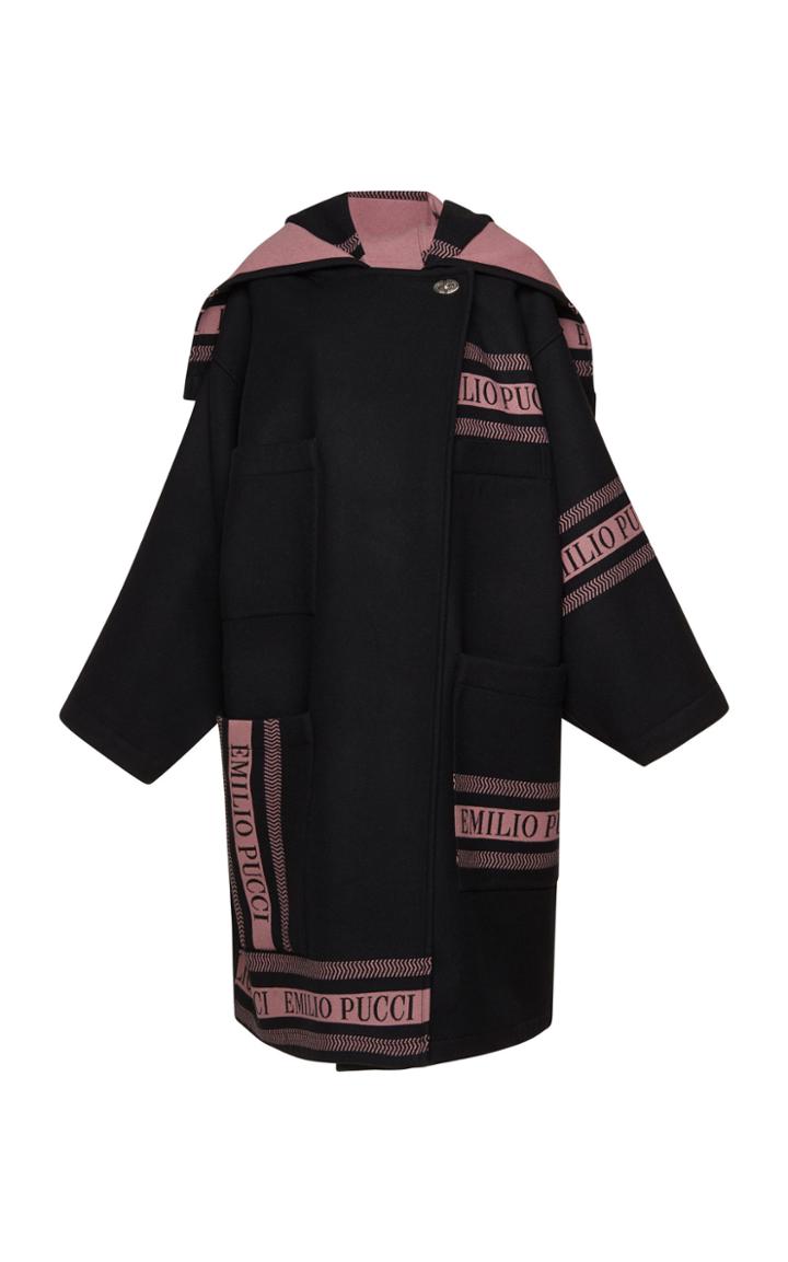 Emilio Pucci Wool Hooded Coat