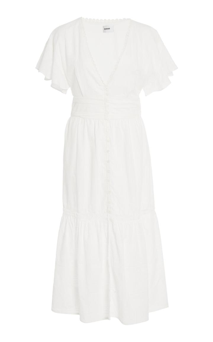 Suboo Estelle Button Front Midi Dress