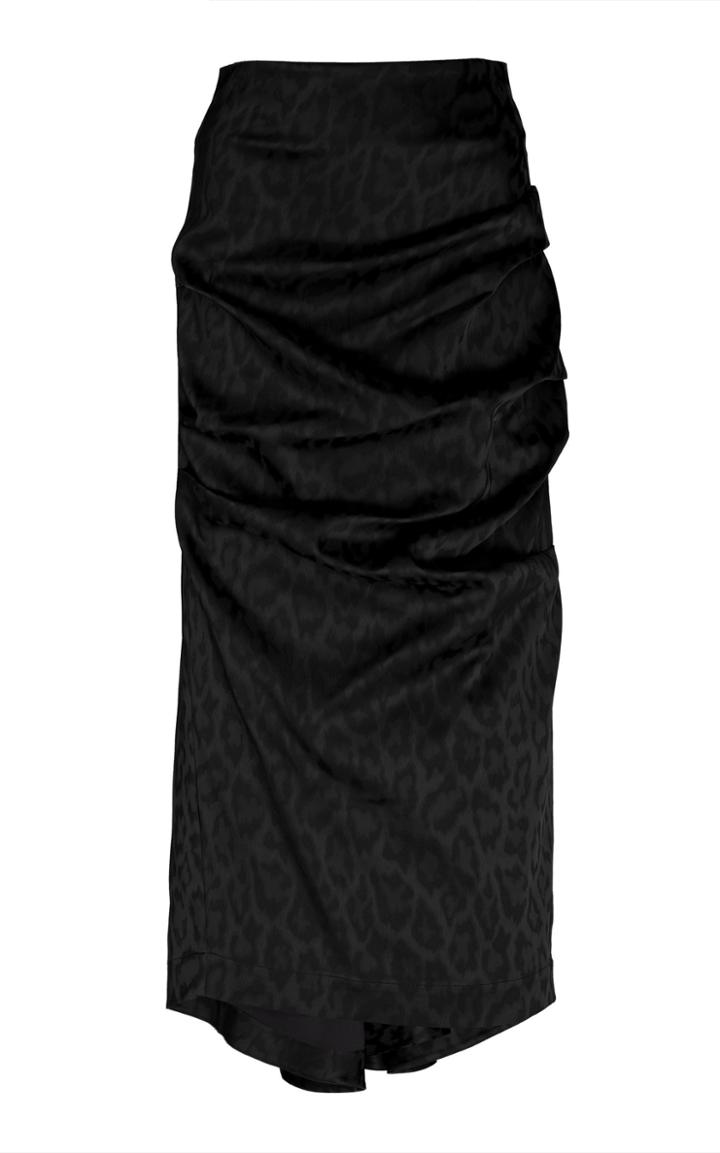 Acler Honor Jacquard Leopard Skirt
