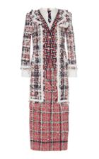 Thom Browne Trompe L'oeil' Ribbon Woven Tweed Suit Dress