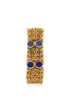 Karry Berreby 18k Gold And Lapis Ring