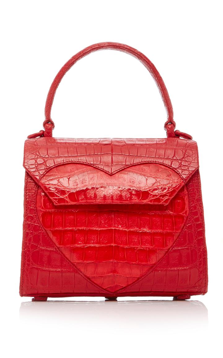 Nancy Gonzalez Heart Top Handle