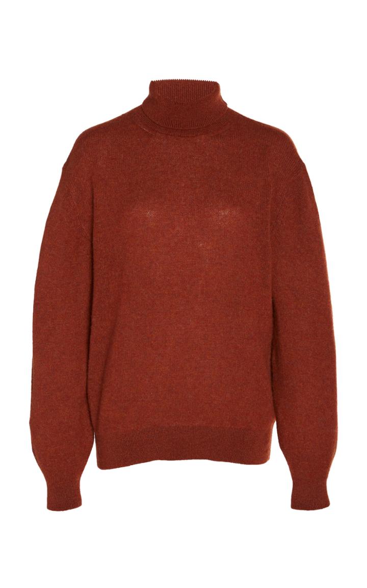 Khaite Julie Cotton Turtleneck Sweater