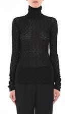 Moda Operandi Jil Sander Cotton-blend Fitted Lace Long Sleeve Top