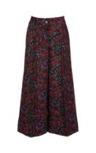 Moda Operandi La Doublej Printed Wool-blend Culotte Pants