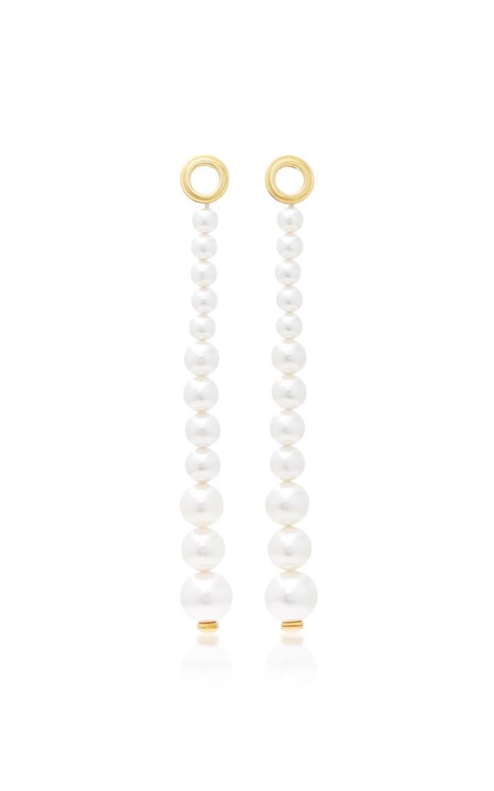 Joanna Laura Constantine Gold-plated And Swarovski Pearl Earrings