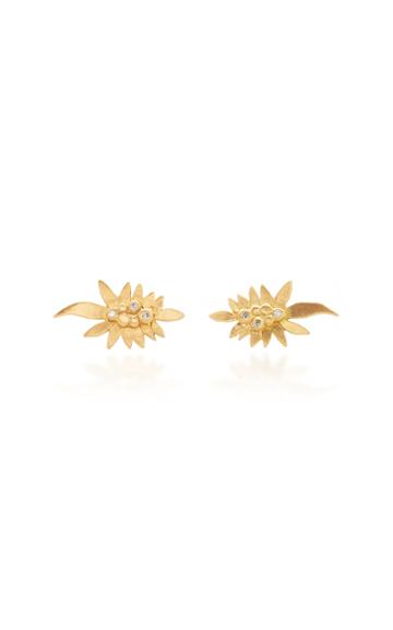 Charlotte Wendes Pam Leaf Earrings