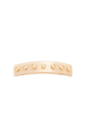 Mc Davidian Faux Pearl-embellished Acetate Hairclip