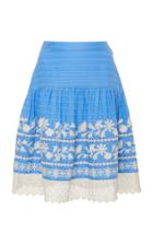 Tory Burch Leigh Embroidered Skirt