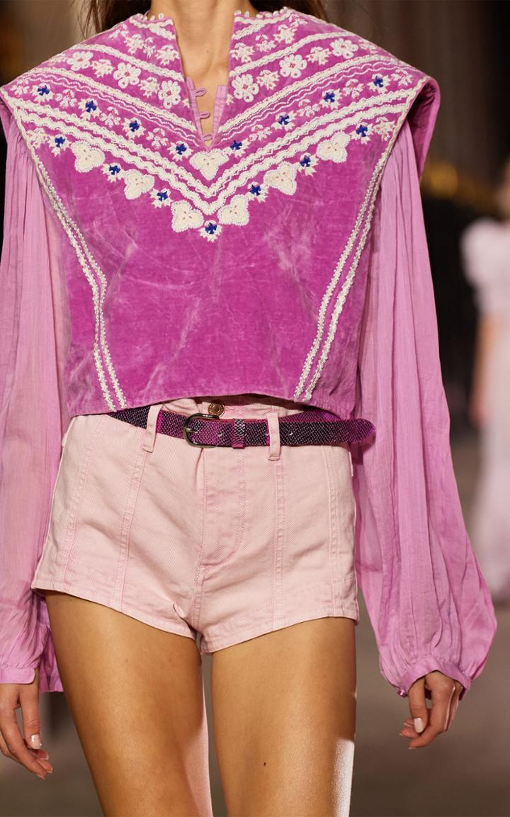 Moda Operandi Isabel Marant Deversonsr Stretch Denim Hot Shorts