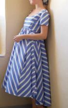 Thierry Colson Romy Blue Nautical Stripes Dress