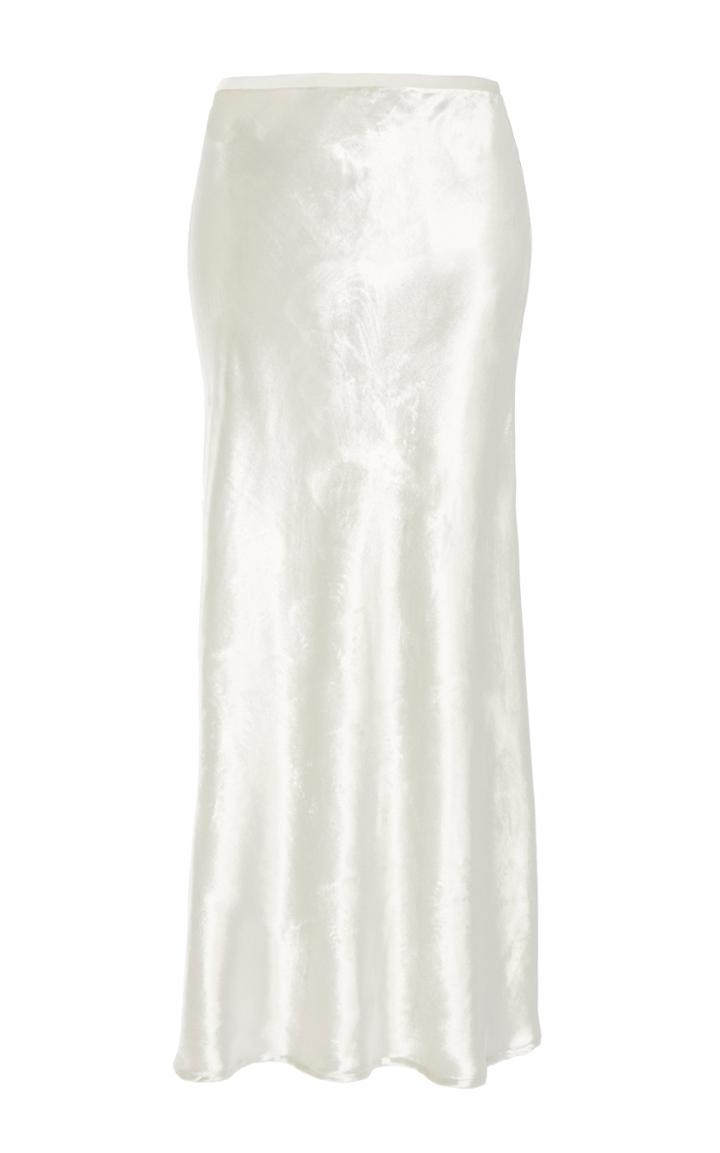 Cult Gaia Scarlet Mermaid-hem Metallic Maxi Skirt